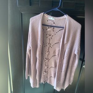 Mauve cardigan
